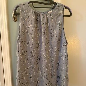 A New Day Lavender Patterned Blouse
